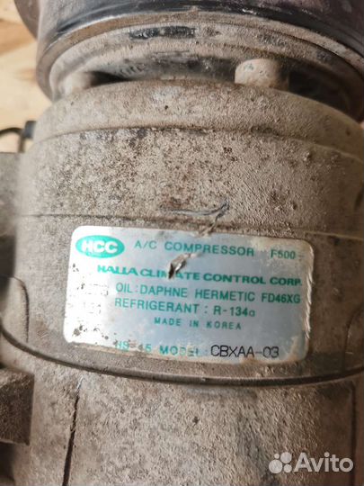 Компрессор кондиционера hyundai accent 1.3
