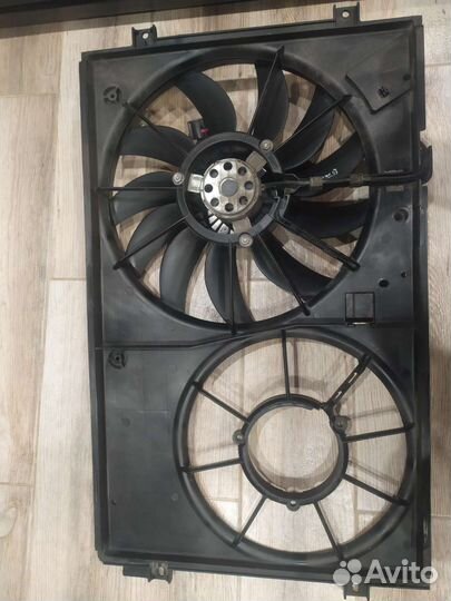 Вентилятор охлаждения Skoda octavia A5 с диффзр