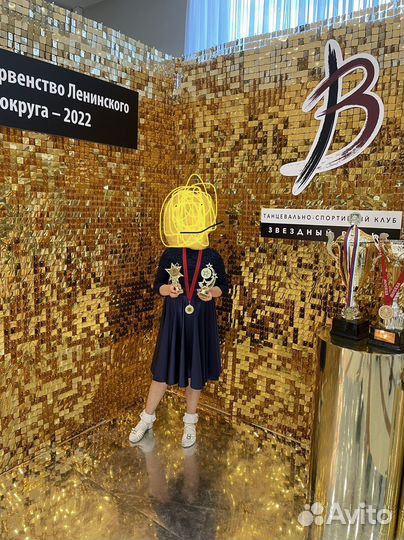 Рейтинговое платье для спортивных бальных танцев