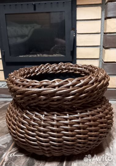 Кашпо из экоротанга