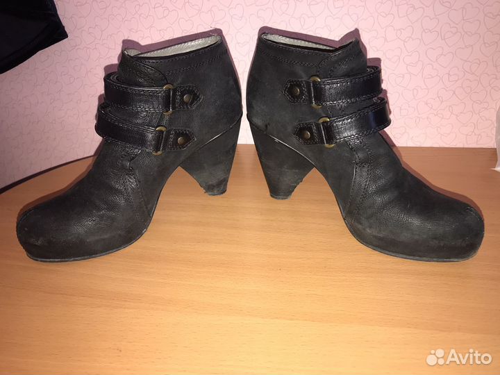 Авангардные кожаные ботильоны Мike Chris Италия