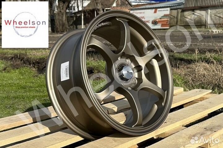 Диски R15 Advan RG style 4*100/114.3 Matt Bronze