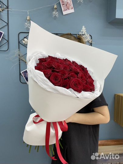 Букет-Гигант из роз 50см