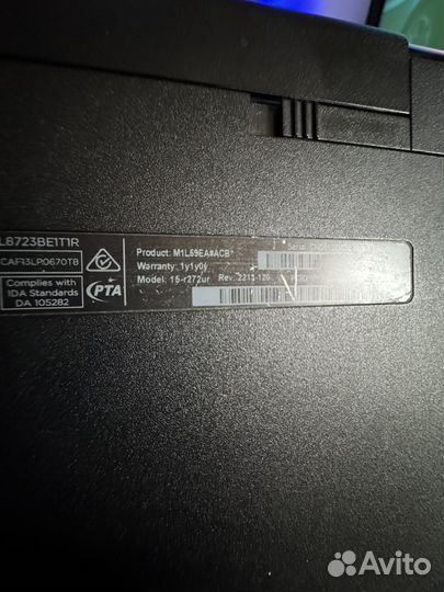 Ноутбук hp 15-r272ur