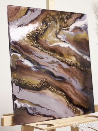 Картина интерьерная из эпоксидной смолы