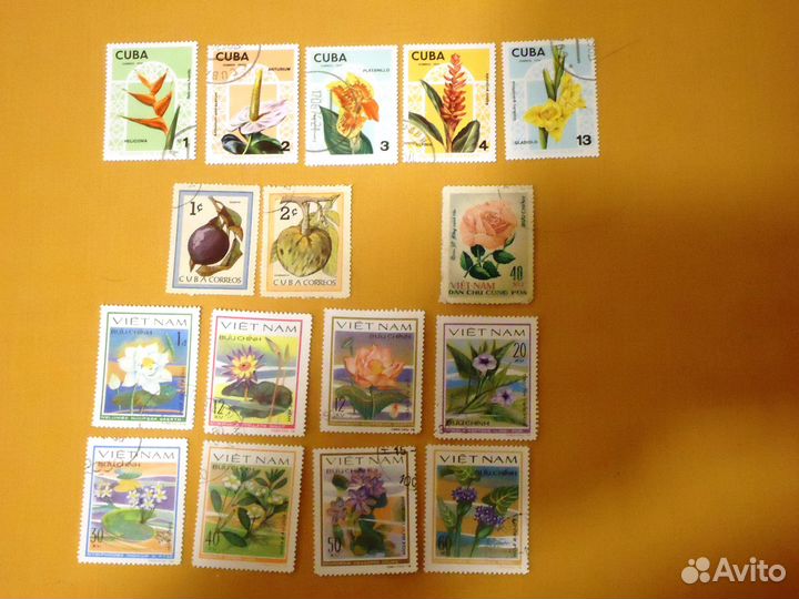 Коллекция марок советских времен, тема 