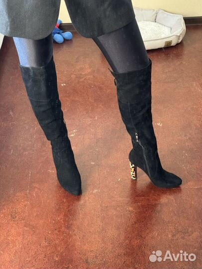 Сапоги ботфорты демисезонные