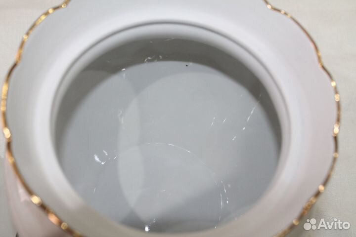 Фарфоровая супница Дружковка СССР