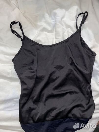 Атласное боди Zara