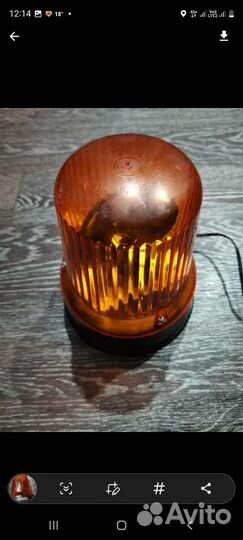 Маяк проблесковый оранжевый