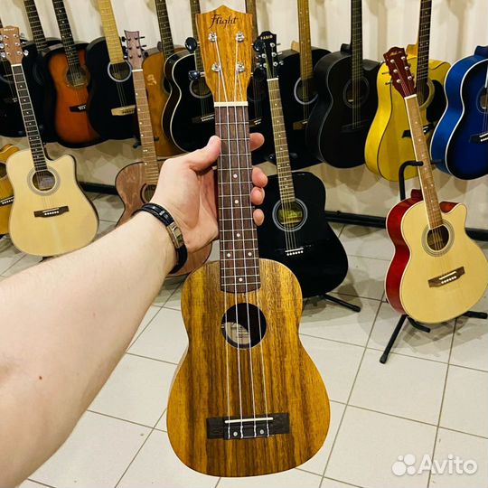 Укулеле сопрано новая flight NUS200 NA с чехлом