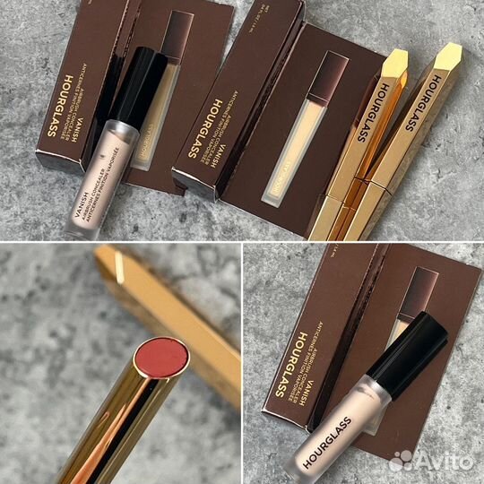 Hourglass помада, консилер