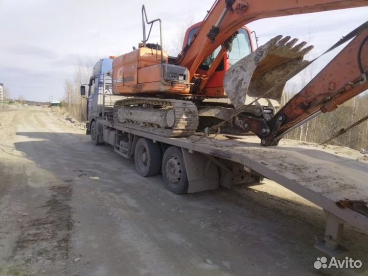 Услуги трала негабаритные перевозки тралом