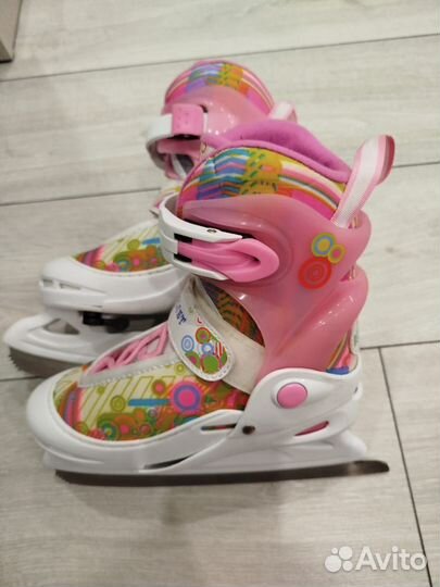 Коньки детские раздвижные р-р 30-35