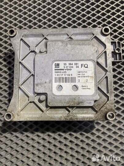 Блок управления двигателем (эбу) Opel Astra H