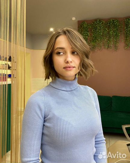 Стрижка + укладка феном Dyson