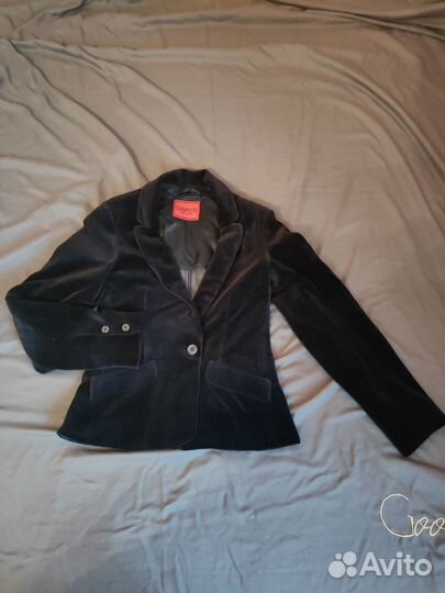 Пиджак жакет из трикотажного бархата Choupette