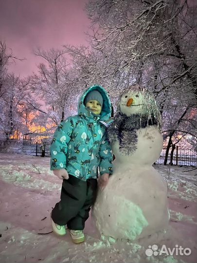 Зимний костюм на девочку