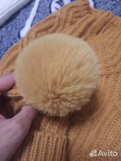 Шапка и снуд для девочки zara