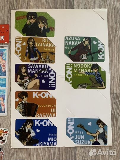 Наклейки аниме