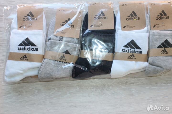 Носки мужские Nike и Adidas хлопок Новые