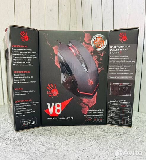 Игровая мышь A4Tech V8