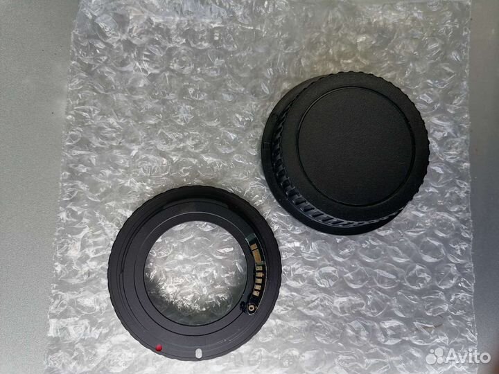 Переходник адаптер с чипом м42 Canon (Зенит-EOS)