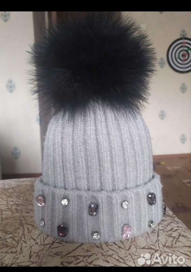 Шапка вязанная женская