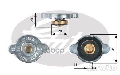 Крышка радиатора rc124 Gates