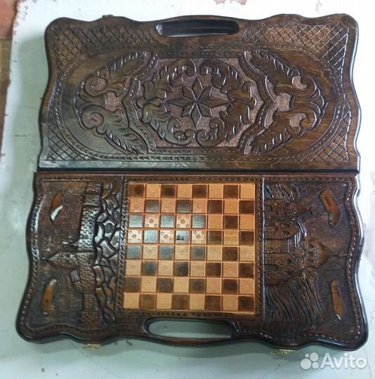 Нарды шахматы ручной работы массив армения