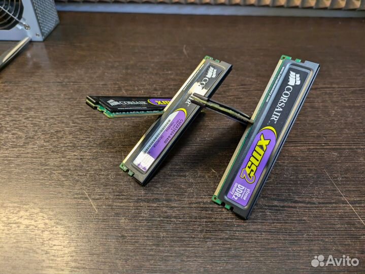 Оперативная память 4 модуля dimm DDR2 4GB 800Mhz