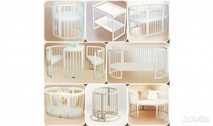 Детская кровать трансформер из массива