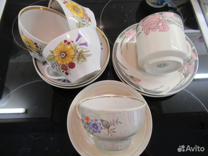 Чашки и чайные пары СССР и РФ пополняемые