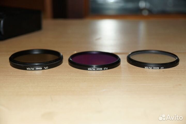 Набор из трёх светофильтров 62 мм