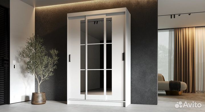 Шкаф купе с зеркалом