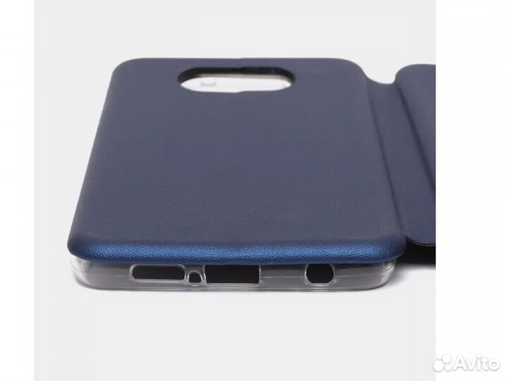 Книжка бархатная poco X3 Темно-Синий