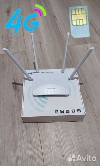 Новый Wifi роутер 4g модем под сим карту