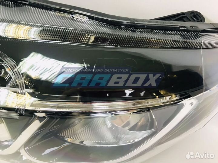 Тюнинг фары LED с линзой диодные с дхо LADA Vesta