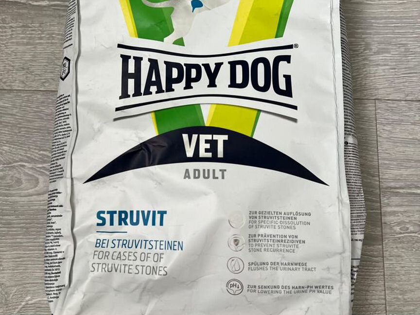 Корм сухой Happy Dog VET Struvit, 1 кг