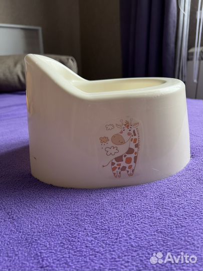 Детский горшок с крышкой