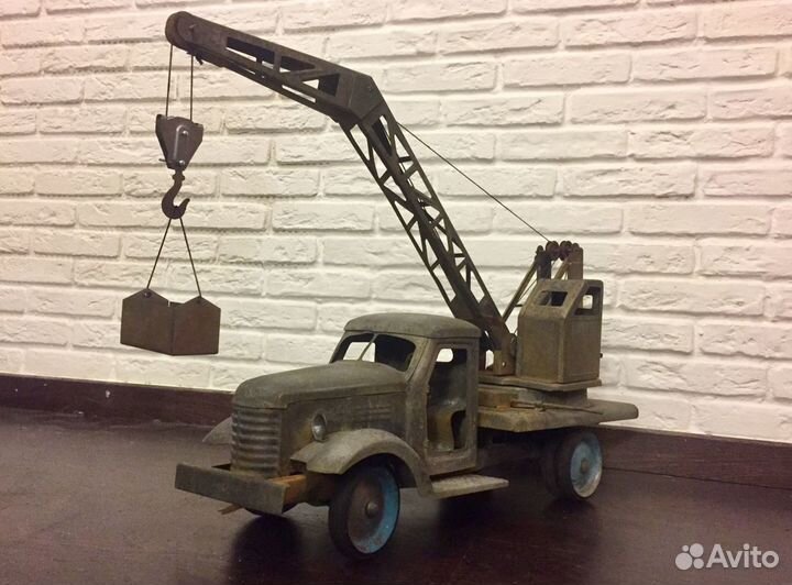 Автокран зс игрушка СССР 55см редкий