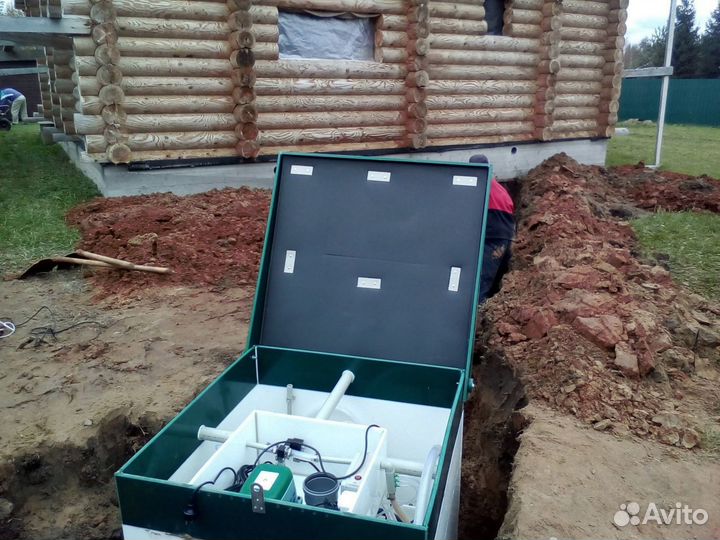 Септик био Аквалос 3 переливной