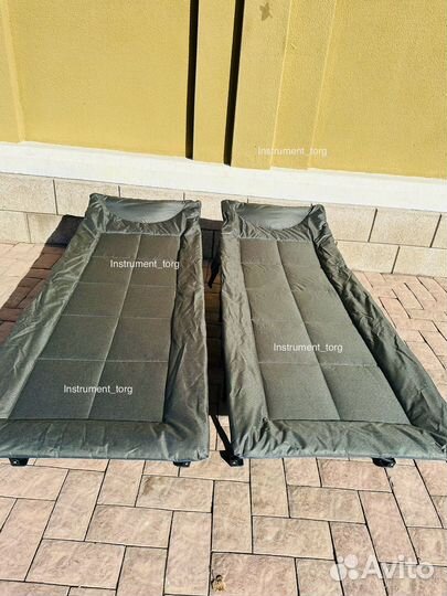 Раскладушка туристическая с матрасом 2шт. Новые