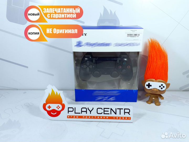 Геймпад PS 4 беспроводной новый Черный
