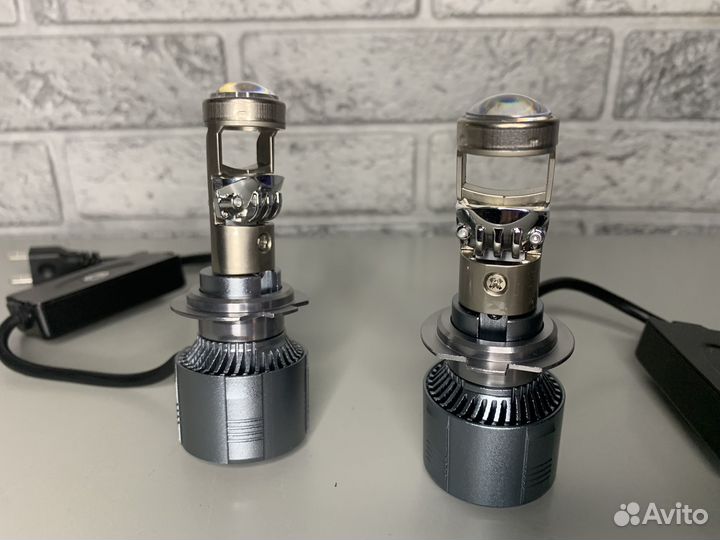 Светодиодные LED лампы с линзой H7