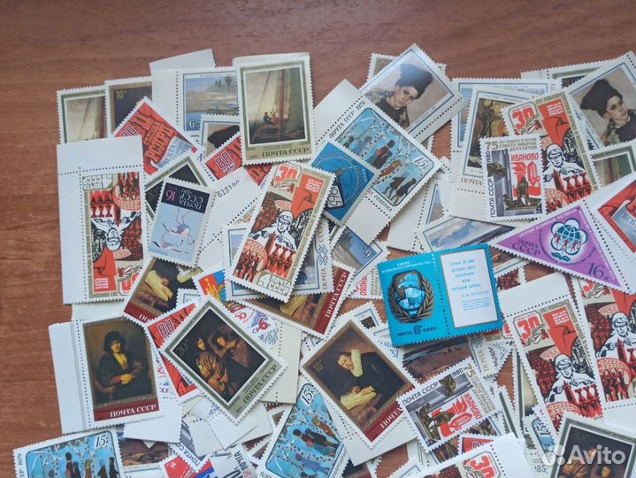 Оптовый лот: 155 чистых марок СССР