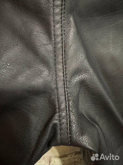 Кожаные брюки hm