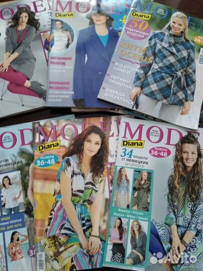 Журналы с выкройками Diana Moden