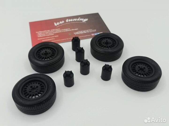 Моделизм 1:18 тюнинг BMW диски Крабы 3Д печать