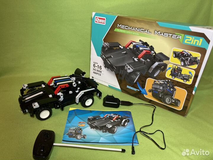 Конструктор машина на р/у 2 в 1